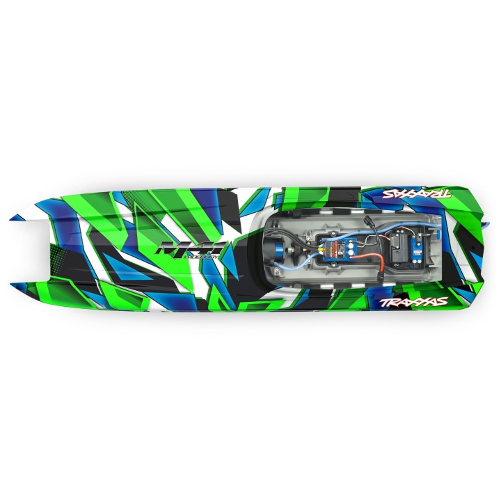 DCB M41 WIDEBODY - model łodzi - wersja zielona