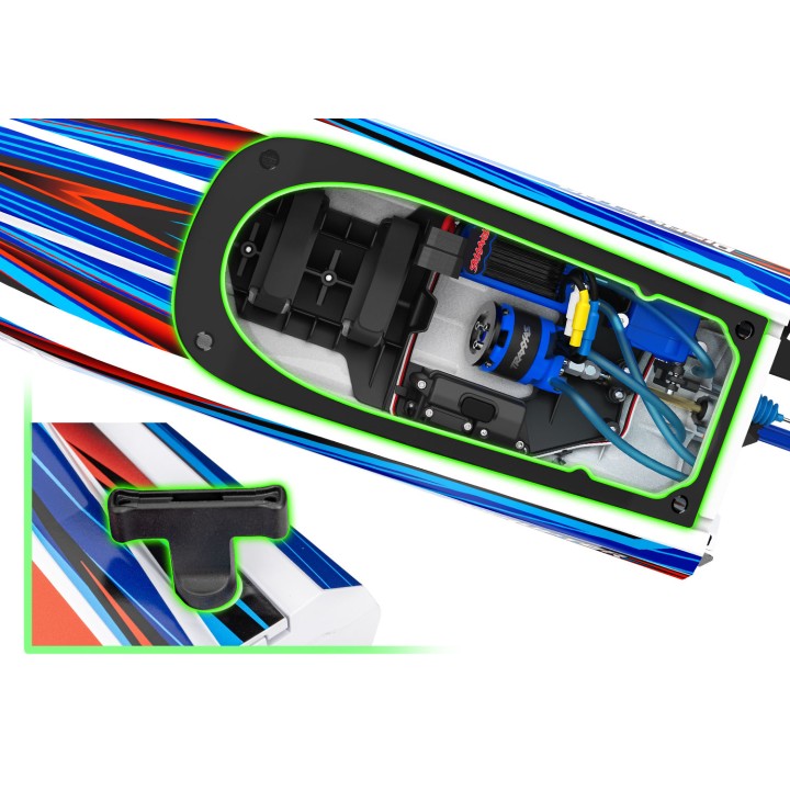 Traxxas 106064-4 DISRUPTOR - model łodzi - wersja niebieska