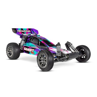 TRAXXAS 24076-74 BANDIT VXL Buggy - wersja purpurowa