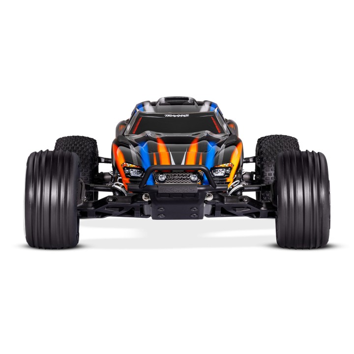 TRAXXAS 37354-4 1/10 RUSTLER BL-2s 2WD - wersja pomarańczowa