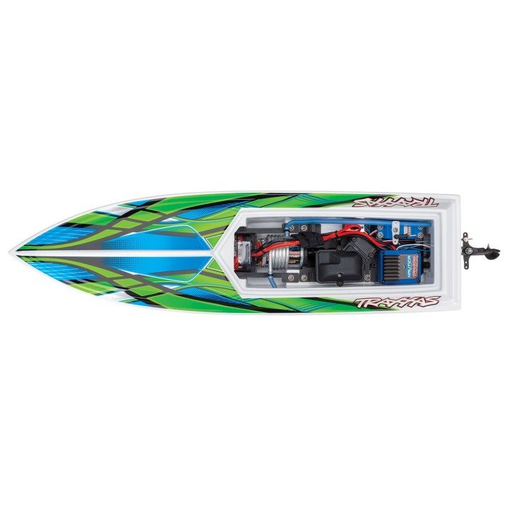 TRAXXAS 38104-8-GRN BLAST - model łodzi - wersja zielona