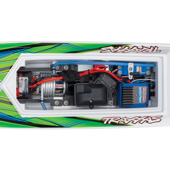 TRAXXAS 38104-8-GRN BLAST - model łodzi - wersja zielona