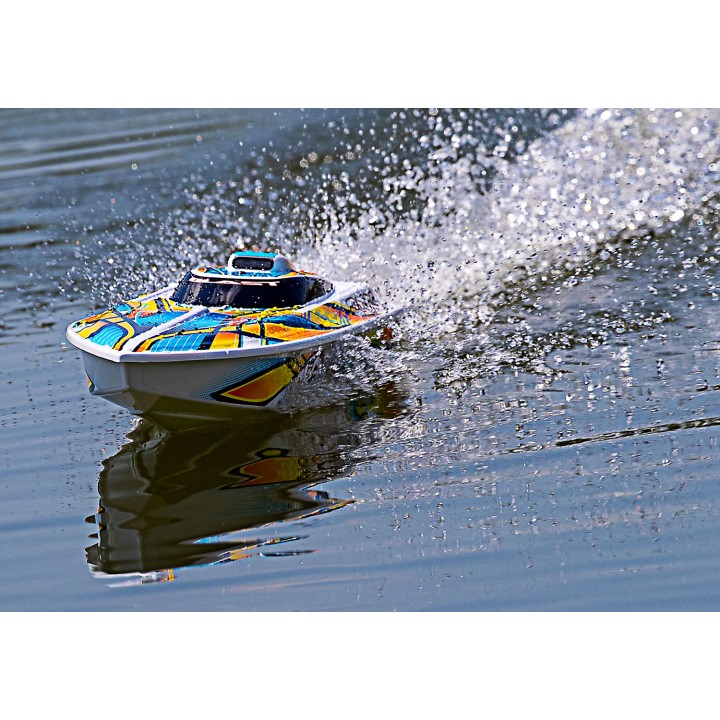 TRAXXAS 38104-8-ORNG BLAST - model łodzi - wersja pomarańczowa