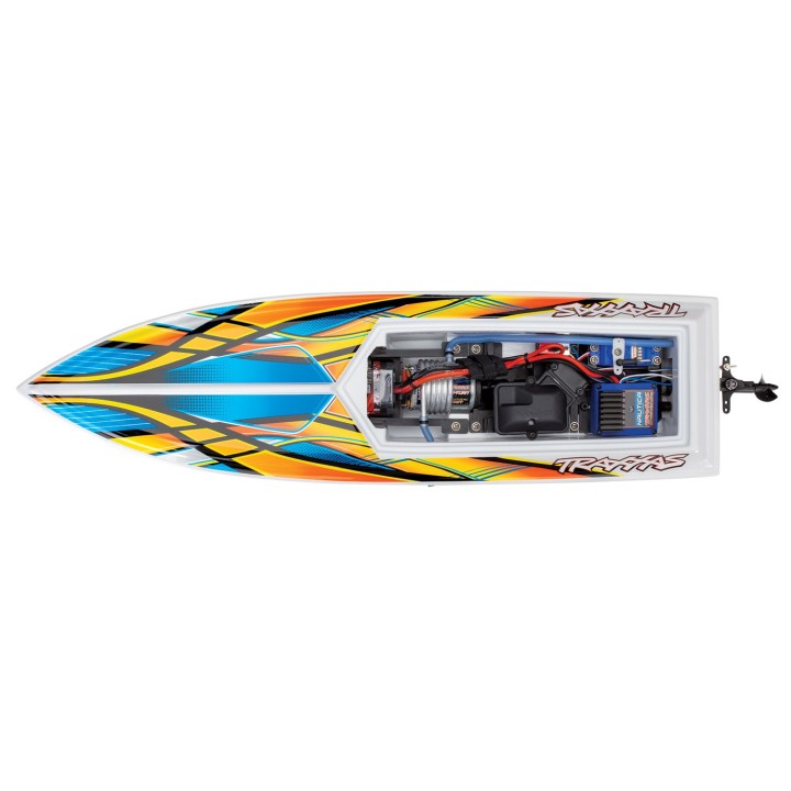 TRAXXAS 38104-8-ORNG BLAST - model łodzi - wersja pomarańczowa