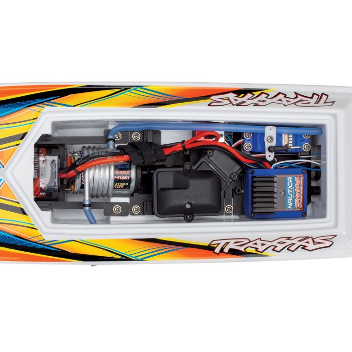 TRAXXAS 38104-8-ORNG BLAST - model łodzi - wersja pomarańczowa