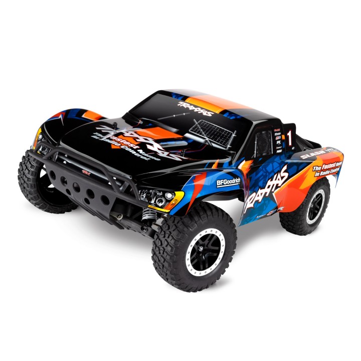 TRAXXAS 58076-74 1/10 Slash VXL 2WD TSM - wersja pomarańczowa