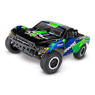 TRAXXAS 58376-74-1/10 Slash VXL 2WD TSM - wersja zielona