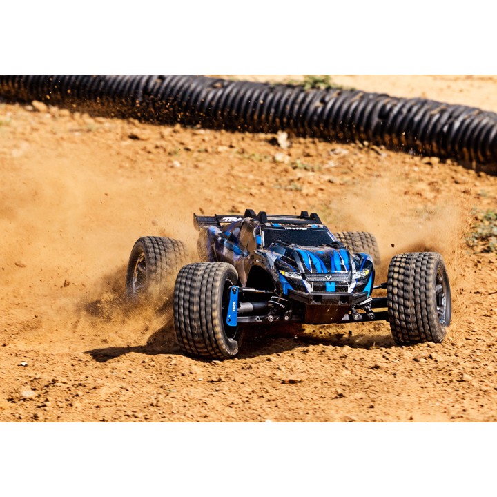 TRAXXAS 67097-4 1/10 RUSTLER 4X4 ULTIMATE - wersja niebieska