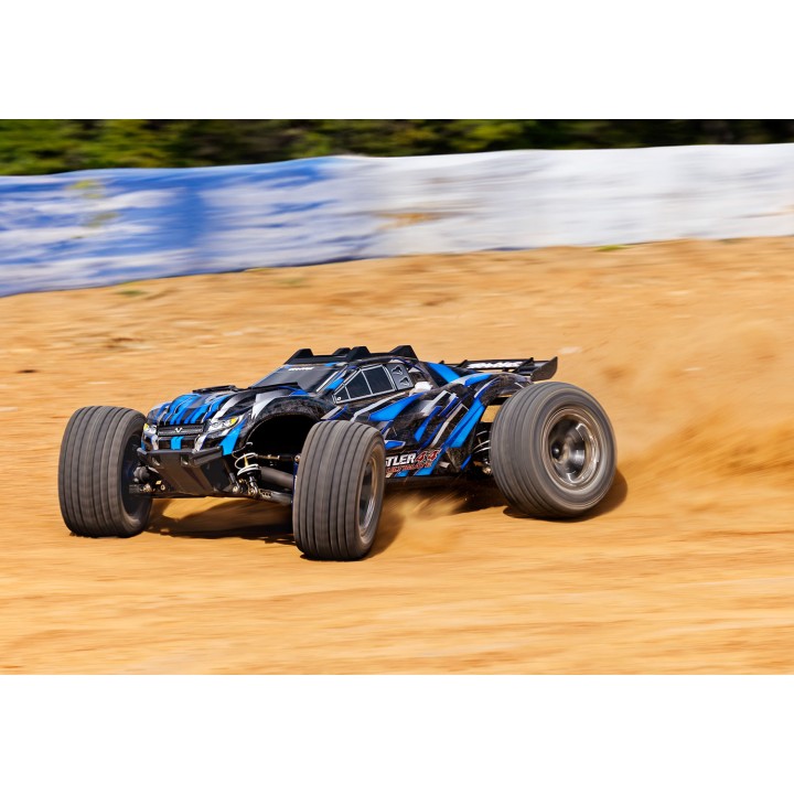 TRAXXAS 67097-4 1/10 RUSTLER 4X4 ULTIMATE - wersja niebieska
