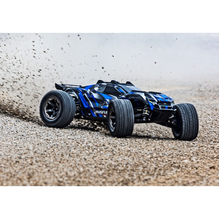 TRAXXAS 67097-4 1/10 RUSTLER 4X4 ULTIMATE - wersja niebieska