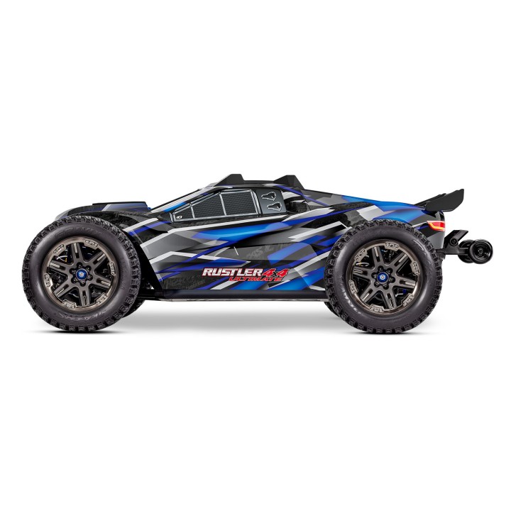 TRAXXAS 67097-4 1/10 RUSTLER 4X4 ULTIMATE - wersja niebieska