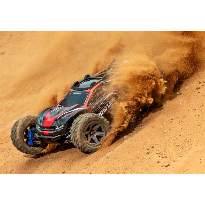 TRAXXAS 67164-4 1/10 RUSTLER 4X4 VXL 4WD - wersja czerwona