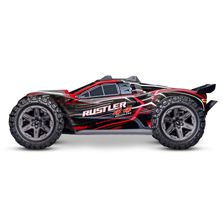 TRAXXAS 67164-4 1/10 RUSTLER 4X4 VXL 4WD - wersja czerwona