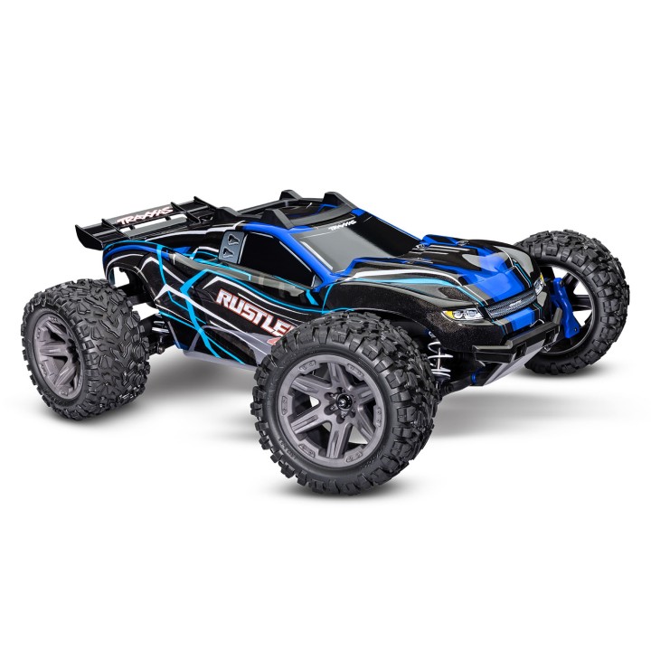 TRAXXAS 67164-4 1/10 RUSTLER 4X4 VXL 4WD - wersja niebieska