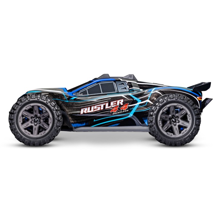 TRAXXAS 67164-4 1/10 RUSTLER 4X4 VXL 4WD - wersja niebieska