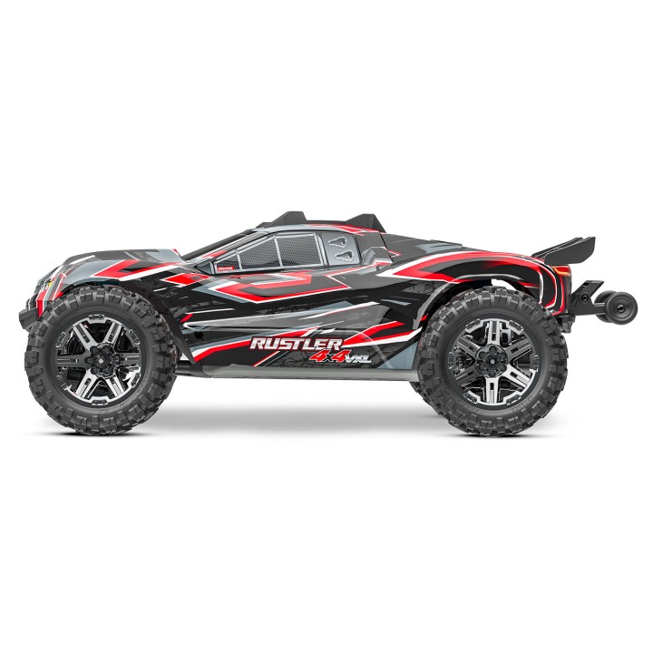TRAXXAS 67376-4 1/10 RUSTLER 4X4 VXL TSM - wersja czerwona