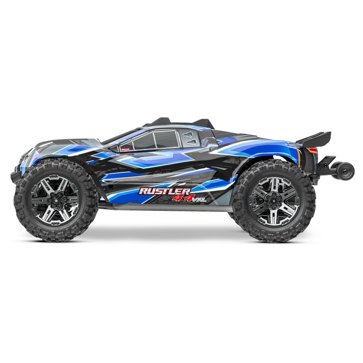 TRAXXAS 67376-4 1/10 RUSTLER 4X4 VXL TSM - wersja niebieska