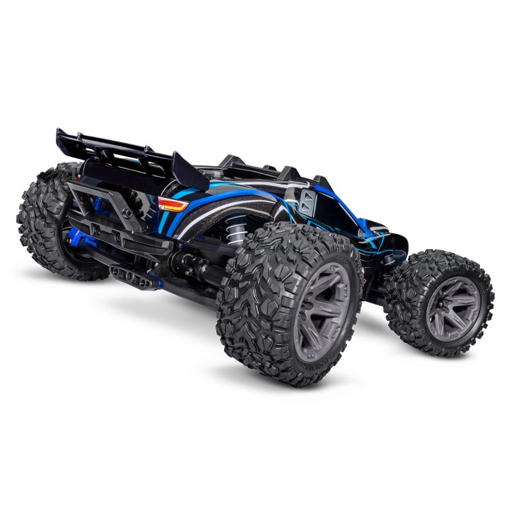 TRAXXAS 67376-4 1/10 RUSTLER 4X4 VXL TSM - wersja niebieska
