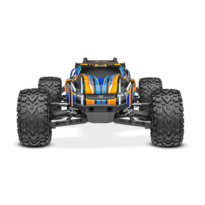 TRAXXAS 67376-4 1/10 RUSTLER 4X4 VXL TSM - wersja pomarańczowa