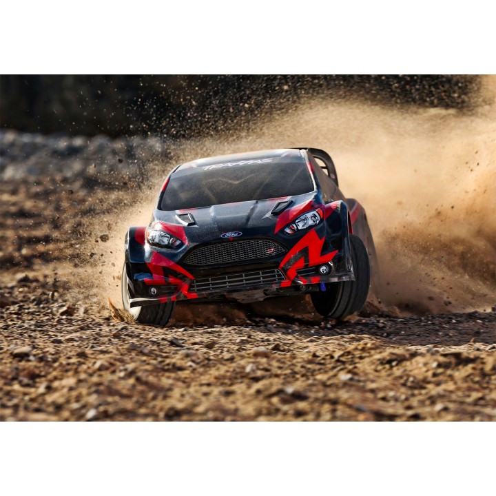 TRAXXAS 74154-4 Ford Fiesta ST Rally - wersja czerwona