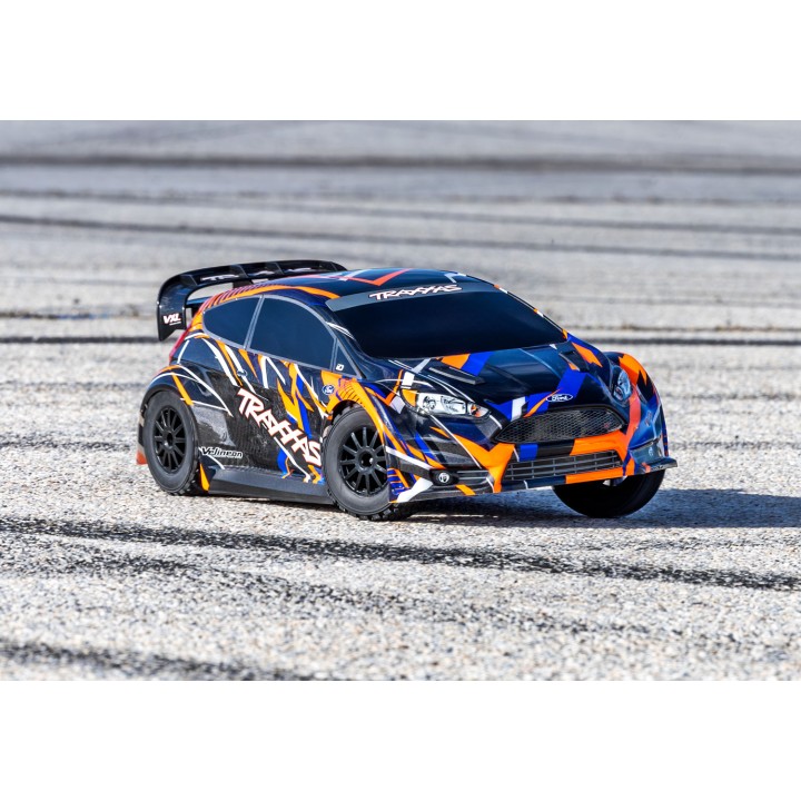 TRAXXAS 74276-4 Ford Fiesta ST Rally VXL - wersja pomarańczowa