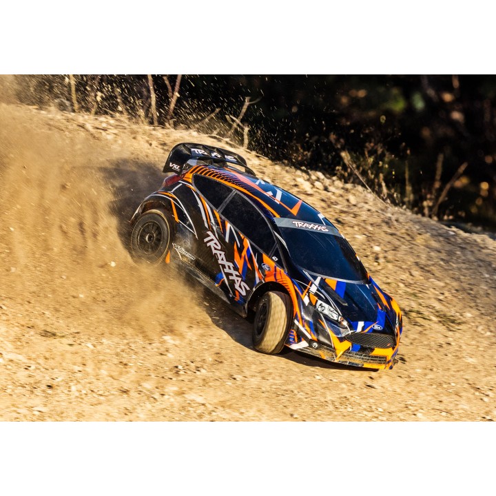 TRAXXAS 74276-4 Ford Fiesta ST Rally VXL - wersja pomarańczowa