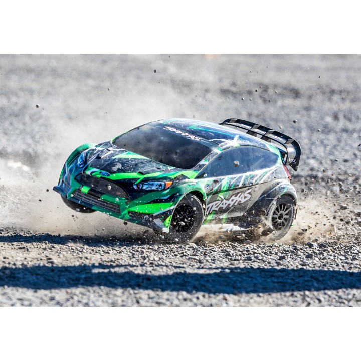 TRAXXAS 74276-4 Ford Fiesta ST Rally VXL - wersja zielona