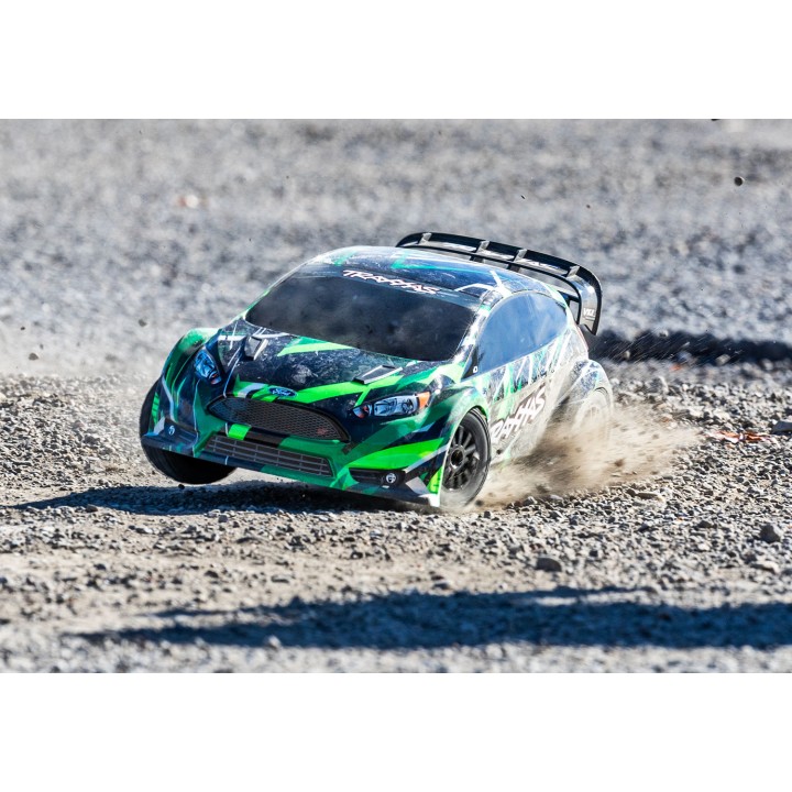 TRAXXAS 74276-4 Ford Fiesta ST Rally VXL - wersja zielona