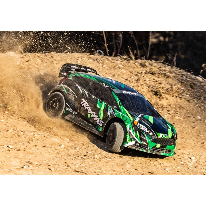 TRAXXAS 74276-4 Ford Fiesta ST Rally VXL - wersja zielona