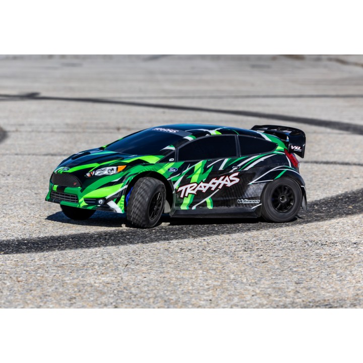 TRAXXAS 74276-4 Ford Fiesta ST Rally VXL - wersja zielona