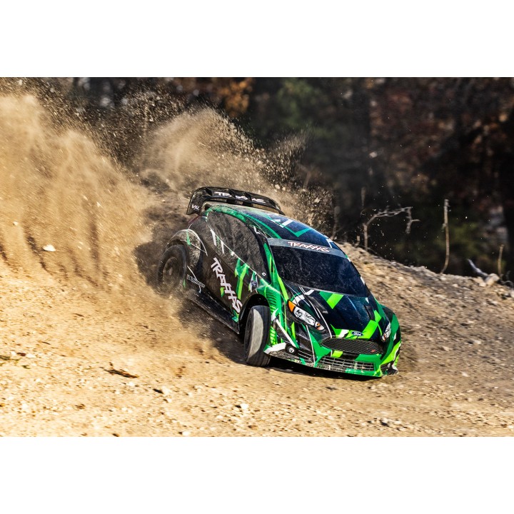 TRAXXAS 74276-4 Ford Fiesta ST Rally VXL - wersja zielona