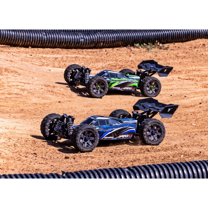 TRAXXAS 90154-4-BLUE - 1/8 Jato 4X4 BL-2s - wersja niebieska