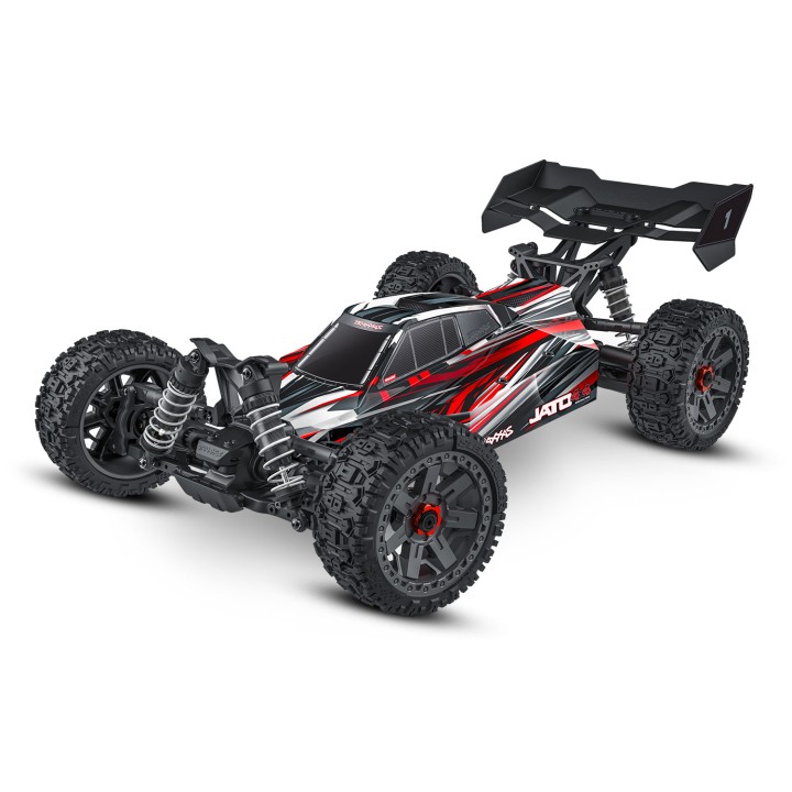TRAXXAS 90154-4-RED - 1/8 Jato 4X4 BL-2s - wersja czerwona