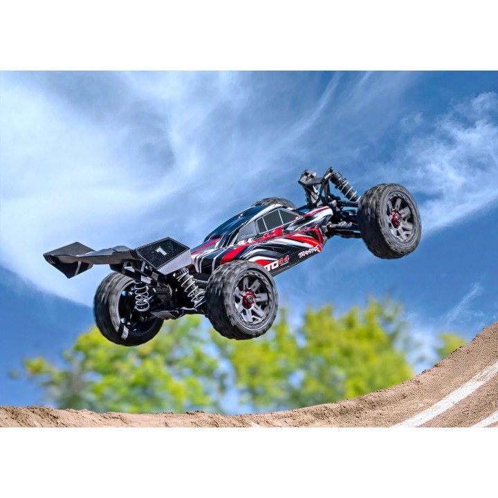 TRAXXAS 90154-4-RED - 1/8 Jato 4X4 BL-2s - wersja czerwona