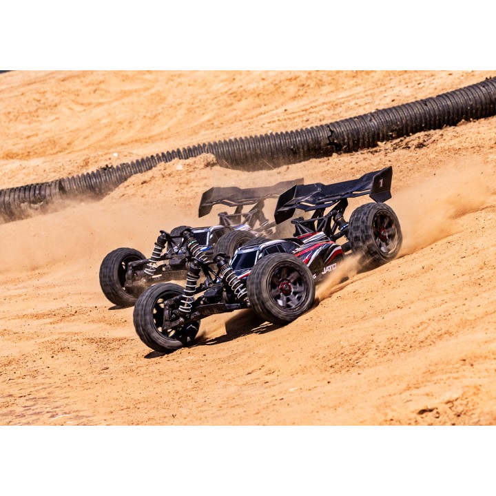 TRAXXAS 90154-4-RED - 1/8 Jato 4X4 BL-2s - wersja czerwona