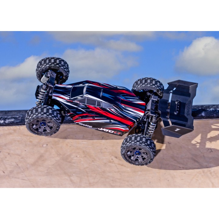 TRAXXAS 90154-4-RED - 1/8 Jato 4X4 BL-2s - wersja czerwona