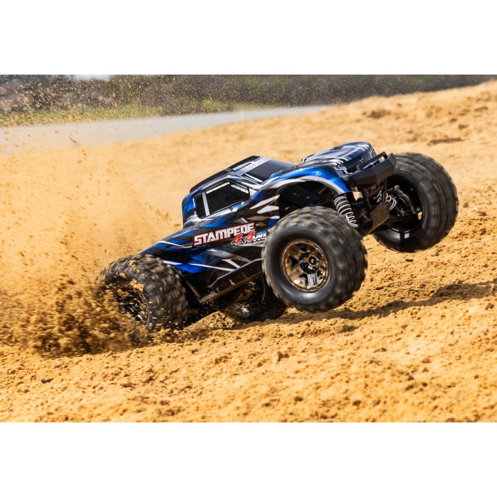 TRAXXAS 90376-4 1/10 STAMPEDE VXL 4X4 TSM - wersja niebieska