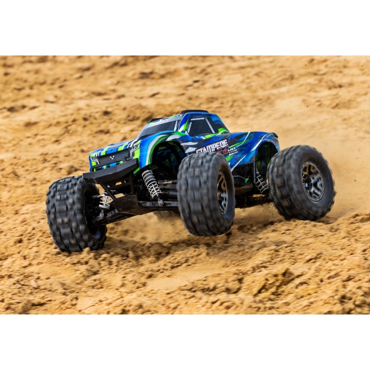 TRAXXAS 90376-4 1/10 STAMPEDE VXL 4X4 TSM - wersja zielona