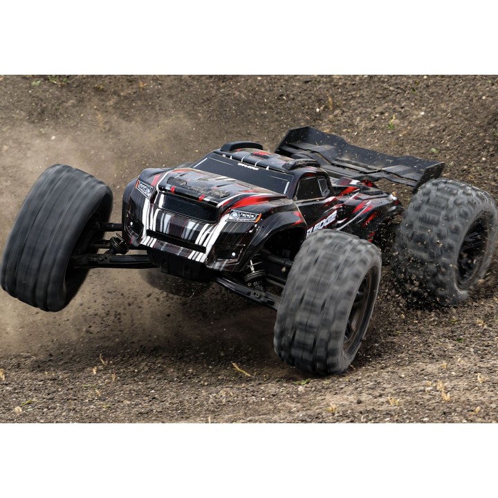 TRAXXAS 95096-4 SLEDGE 1/8 - wersja czerwona