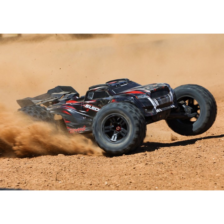 TRAXXAS 95096-4 SLEDGE 1/8 - wersja czerwona