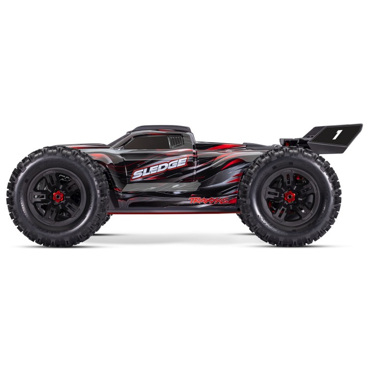 TRAXXAS 95096-4 SLEDGE 1/8 - wersja czerwona