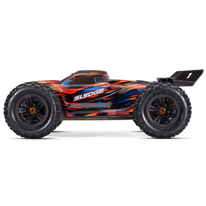 TRAXXAS 95096-4 SLEDGE 1/8 - wersja pomarańczowa