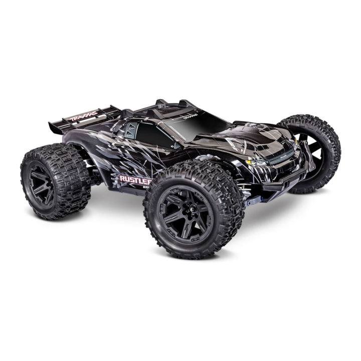 TRAXXAS RUSTLER 4X4 Brushless - wersja czarna