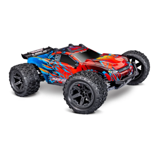 TRAXXAS RUSTLER 4X4 Brushless - wersja czerwona