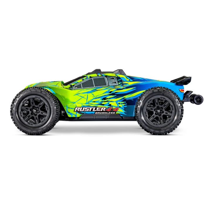 TRAXXAS RUSTLER 4X4 Brushless - wersja zielona